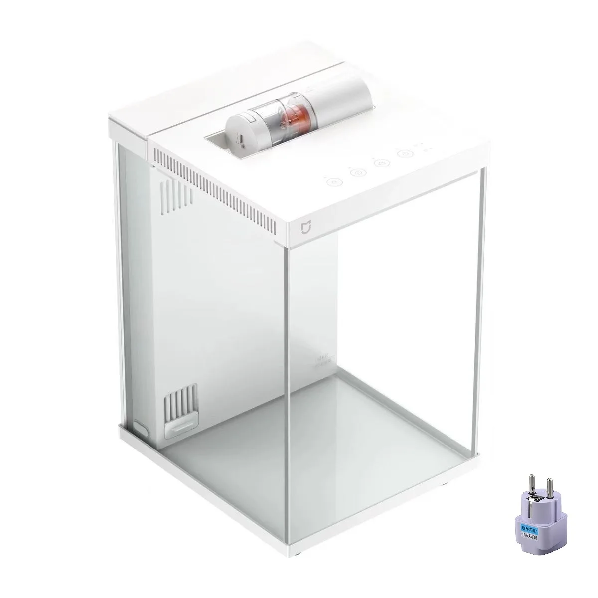 Mijia Smart Desktop Aquarium 10L Smart Fish Tank App Control Feeding Pro Filtration Mi Home Compatible No Assembly white