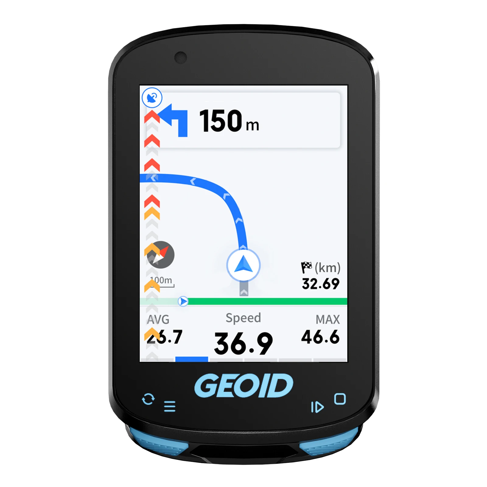GEOID GPS Bike Computer Smart Navigation Color Screen Odometer Wireless ANT+ WIFI Cycling Speedometer