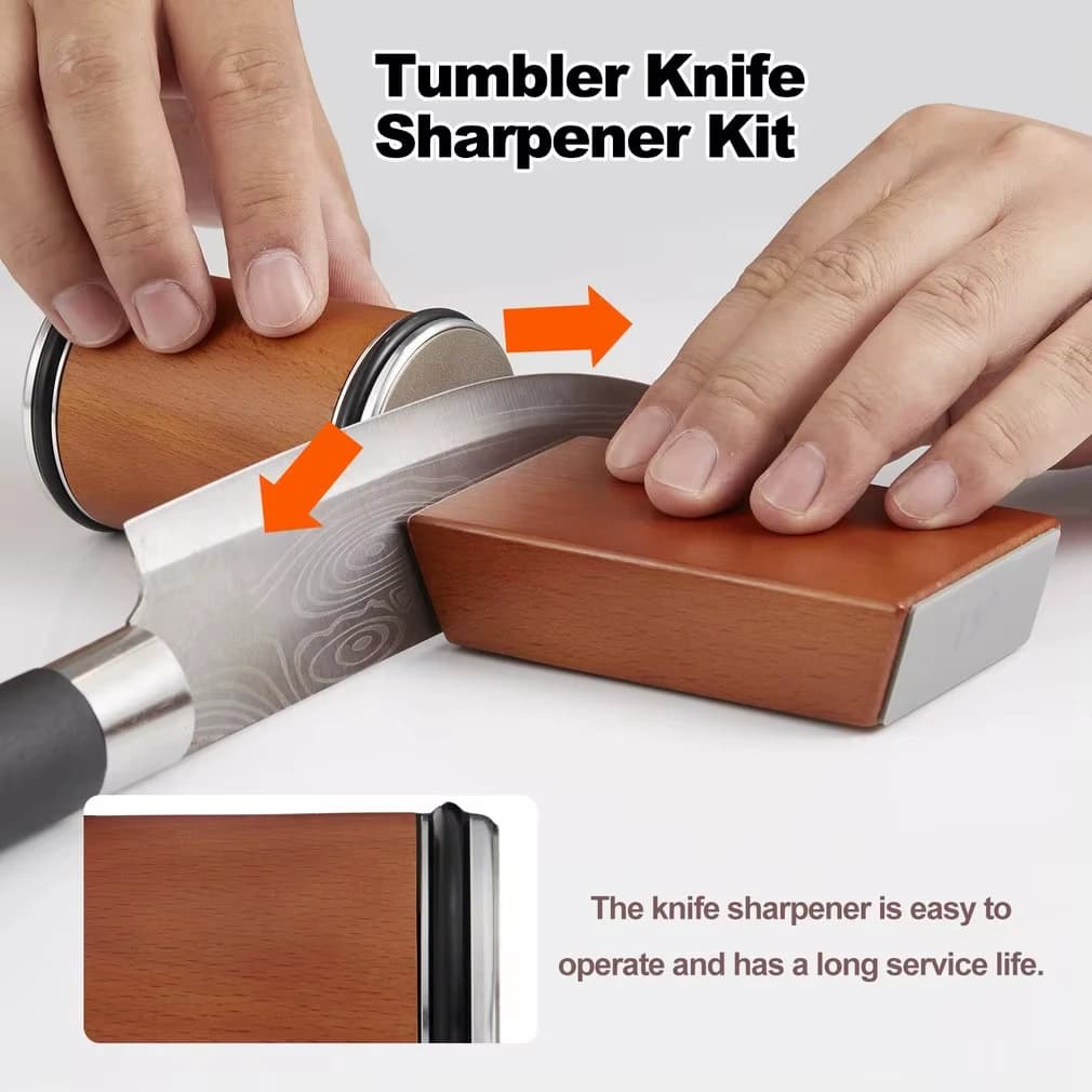 15 ° and 20 ° Roll Sharpener Kit, Magnetic Roll Sharpener, Kitchen Tools, Grinding Stones, Kitchen Tool Accessories