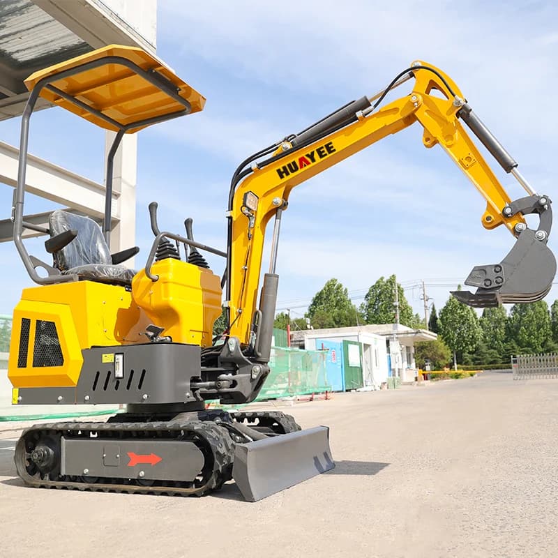 1 ton Mini Crawler Excavator For Home Use, Cost-effective, Kubota Engine, Euro 5 CE Certification