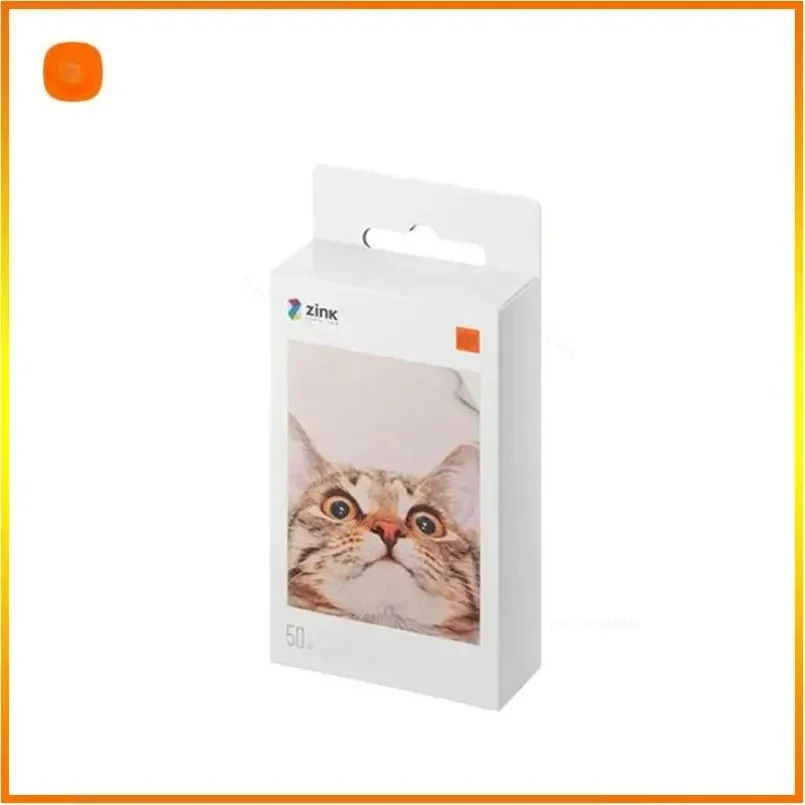 Original MIJIA ZINK Pocket Printer Paper Self-adhesive Photo Print 50pcs Sheets Xiaomi 3-inch Mini Pocket Photo Printer -CN