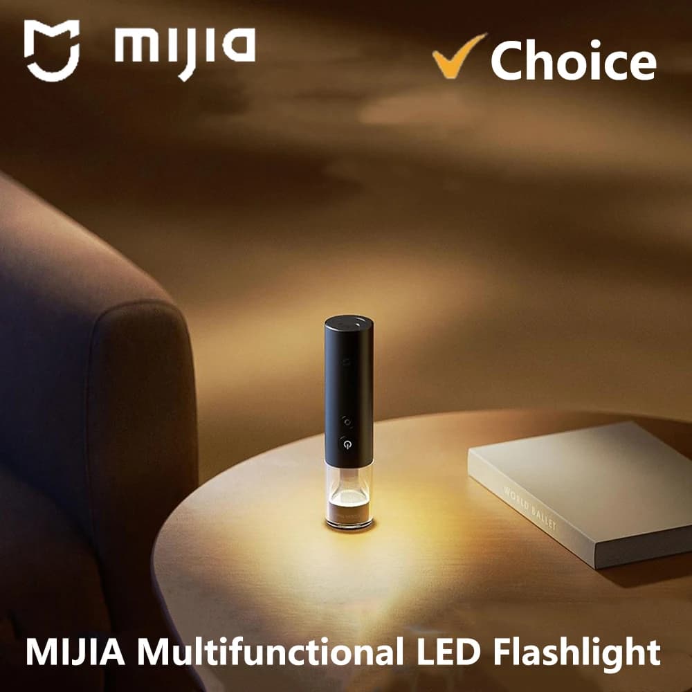 MIJIA Multifunctional Portable Flashlight，Lightweight And Portable，30h Ultra-long Battery Life，1000 Lumens Strong Light