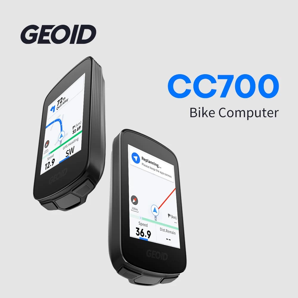 GEOID CC700 GPS Bike Computer 2.8-inch Color Screen Route Navigation Bicycle Speedometer WIFI Waterproof Cycling Odometer