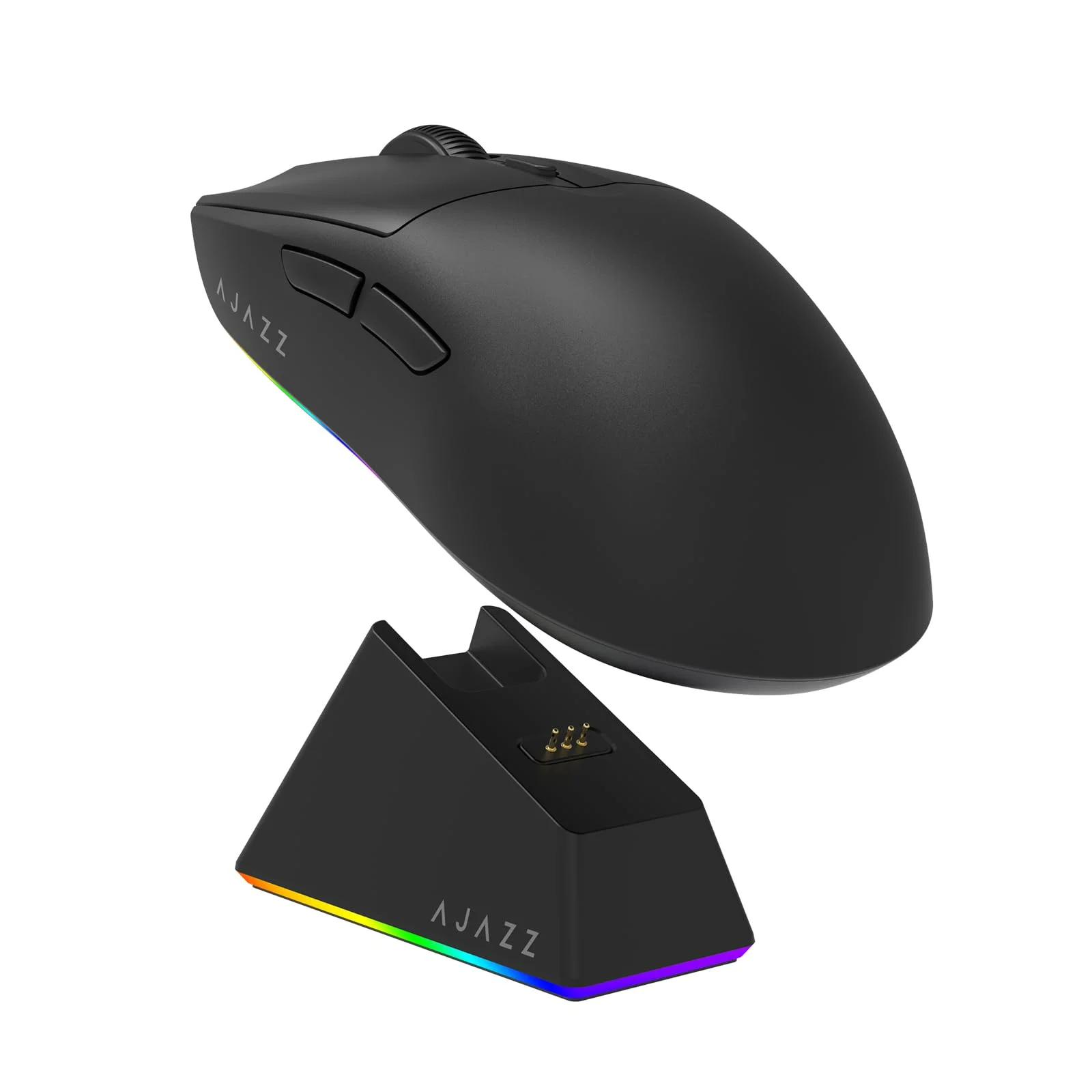 Ajazz AJ139 V2 MC Gaming Mouse with Charging Base Adjustable 12000DPI PAW3311 Sensor 3 Modes Wireless Mouse 500mAh Battery