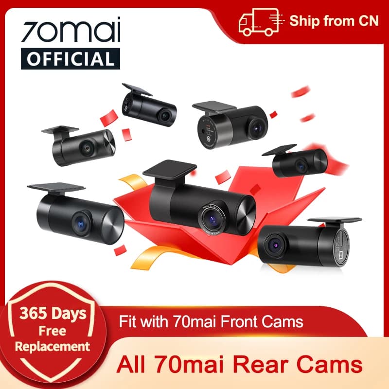 70mai Rear Cam RC06 RC11 RC12 RC14 RC22 Interior FC02 for 70mai 4K A810 A800SE 70mai A510 A200 A500S X800 RC24 RC41 for T800