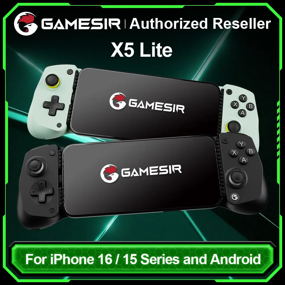 GameSir X5 Lite Mobile Gaming Controller for Android & iPhone 16/15, Hall Effect Joystick Portable Gamepad