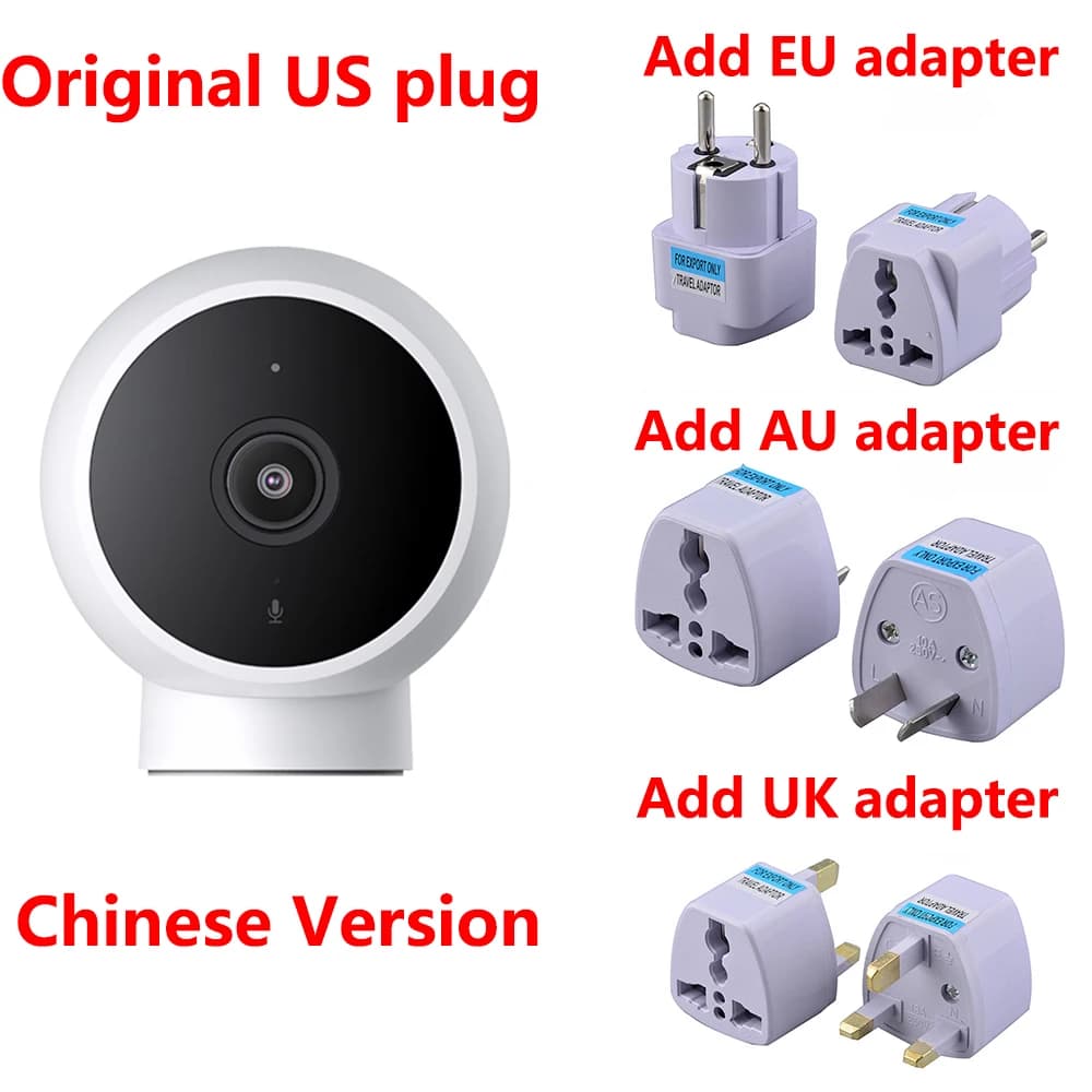 XIAOMI Smart IP Camera Standard Edition 2K HD Infrared Night Vision CCTV Voice Intercom AI Alarm Magnetic Base Home WiFi Videcam
