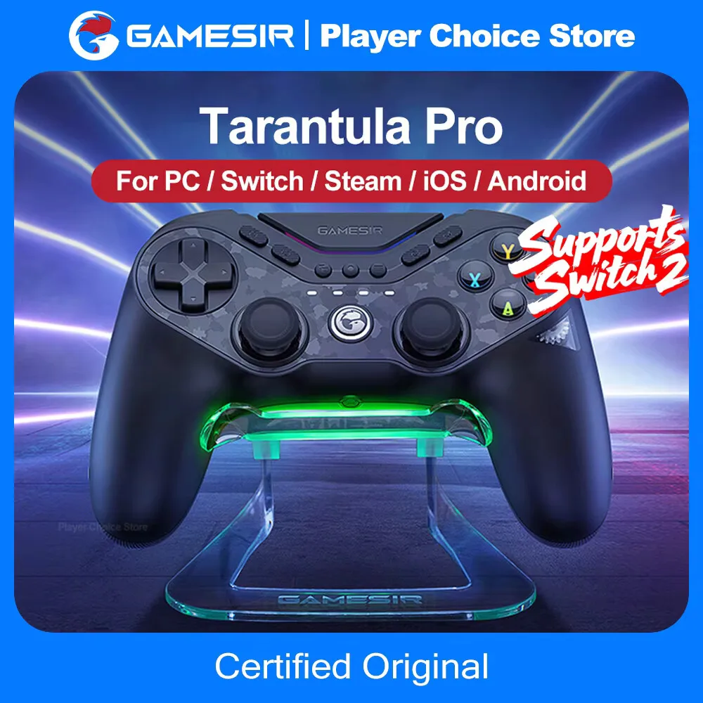 GameSir Tarantula Pro Gamepad PC for Nintendo Switch 2 Switch Android iOS Controle TMR Hall Joysticks NFC 6 axis Gyro Controller