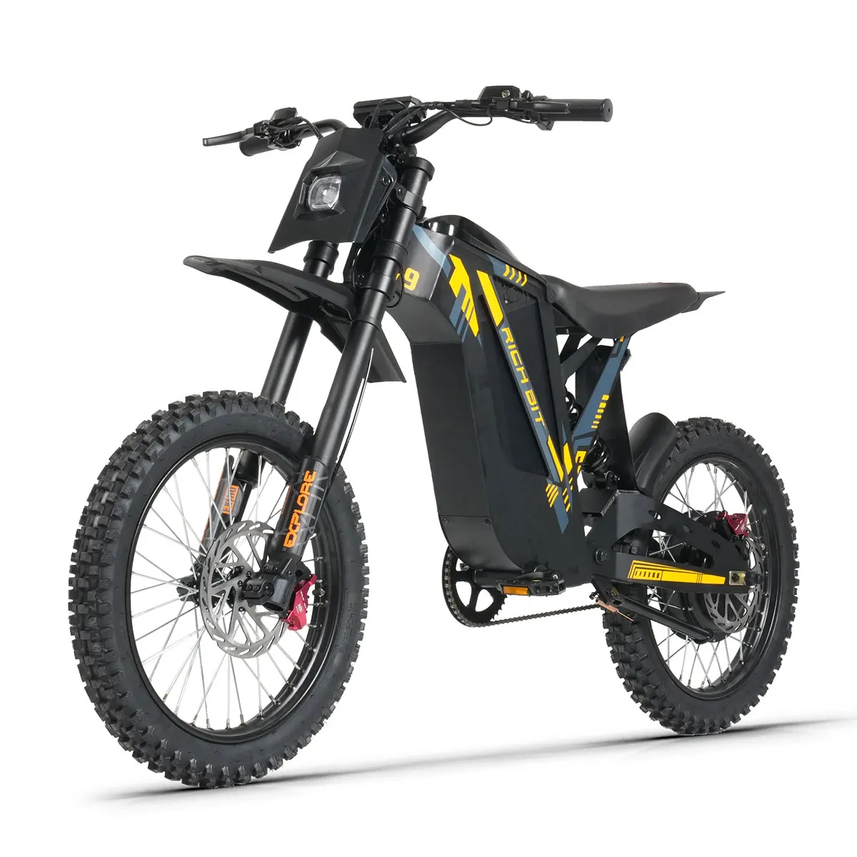 RICH BIT V9 Ultra Adult Electric Bicycle 1500W Motor 48V 20Ah Electric Bicycle 17-Inch Tires Off-Road Electric Bicycle