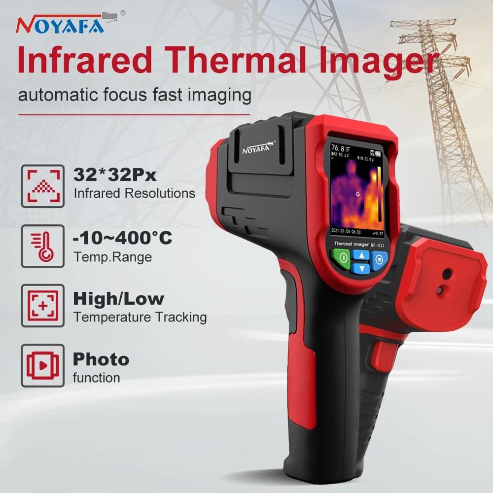 NOYAFA Infrared Thermal Imager NF-521 Industrial Thermal Imager -20~400°C Professional Thermal Camera Floor Heating Detector