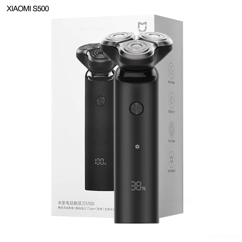 MIJIA S500 Electric Shaver Clipper Triple Blade Trimmer For Men Dry Wet Shaving Washable Beard Hair Cutting Machine Razor