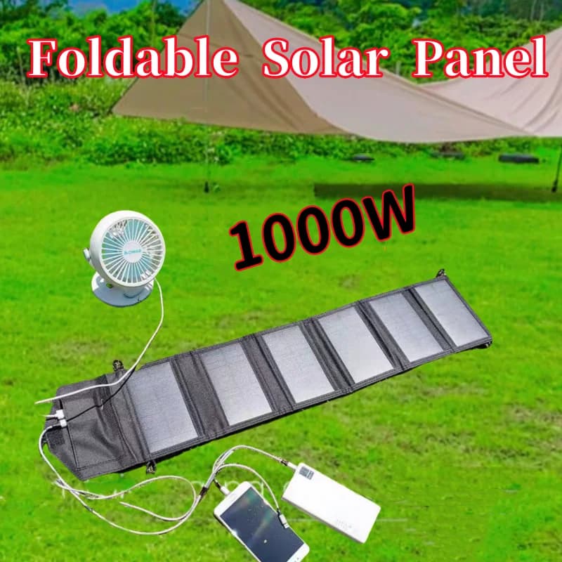 1000W Foldable Solar Panel Solar Panel Camping Ecoworthy USB TypeC Mobile Phone Charging Outdoor PC Portable Battery Bank Renogy