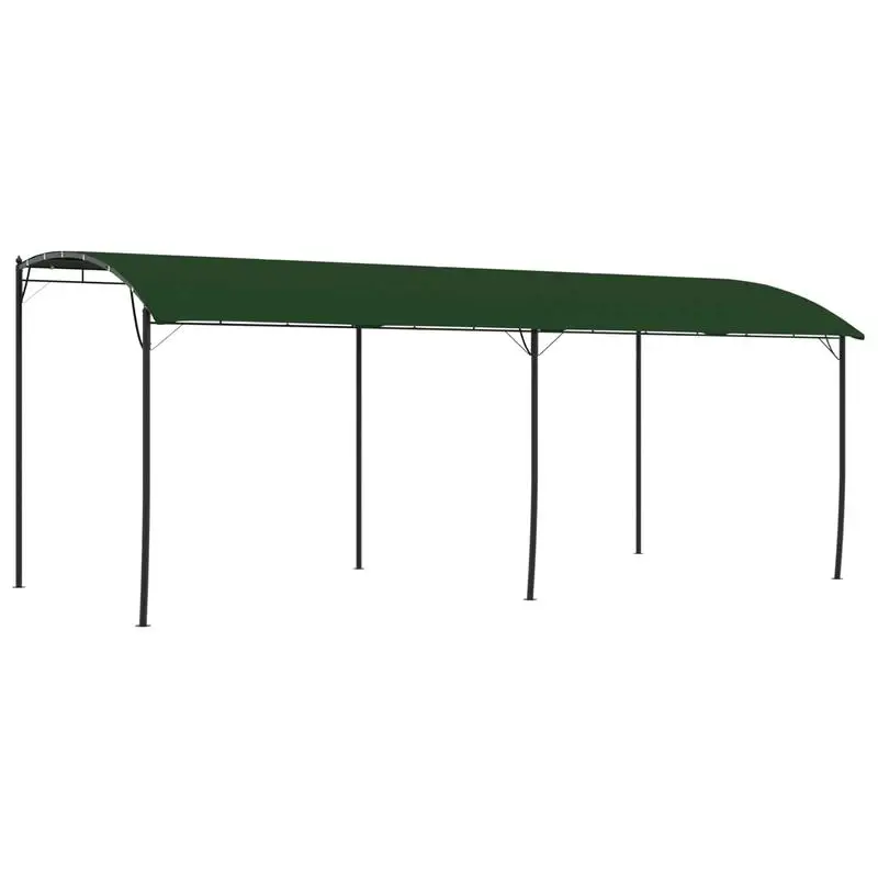 Garden Pergola with Canvas Roof – Heavy-Duty Powder-Coated Steel Terrace Roof for Optimal Sun Protection in Adjustable Louvered Roof Pergola,Waterproof Fabric Aluminum Outdoor Shelter