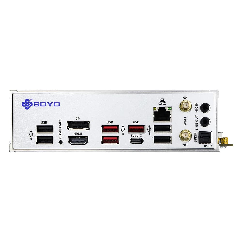 SOYO B850M WiFi AMD AM5 Mini-ITX Motherboard Supports AMD Ryzen 9000/8000/7000 Series Processor DDR5 Memory PCIe5.0 ARGB B850ITX