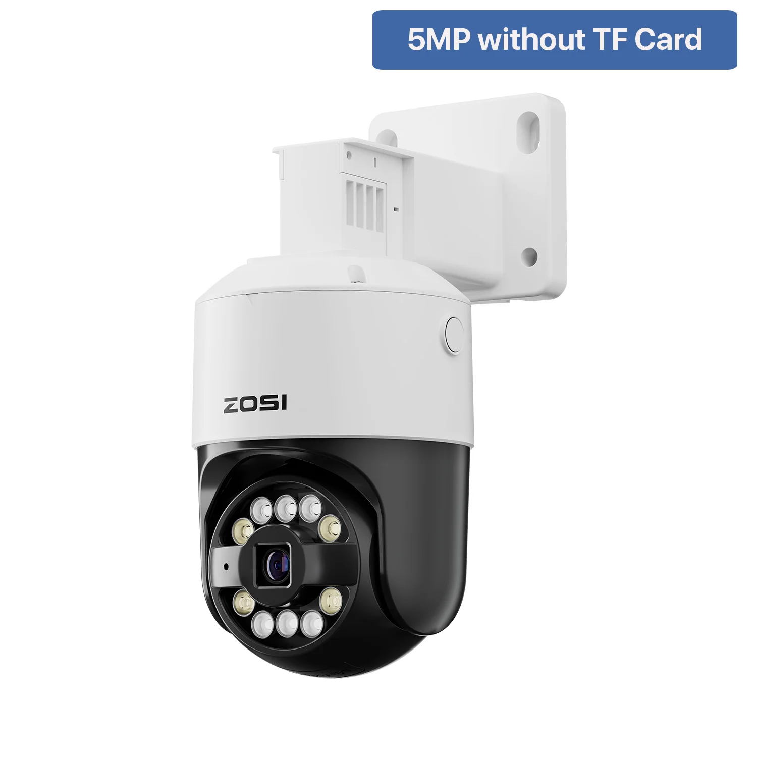 ZOSI C296 4K/3K PoE PTZ Security IP Camera Outdoor AI Detection Starlight Color Night Vision 8MP/5MP HD Video Surveillance Cam
