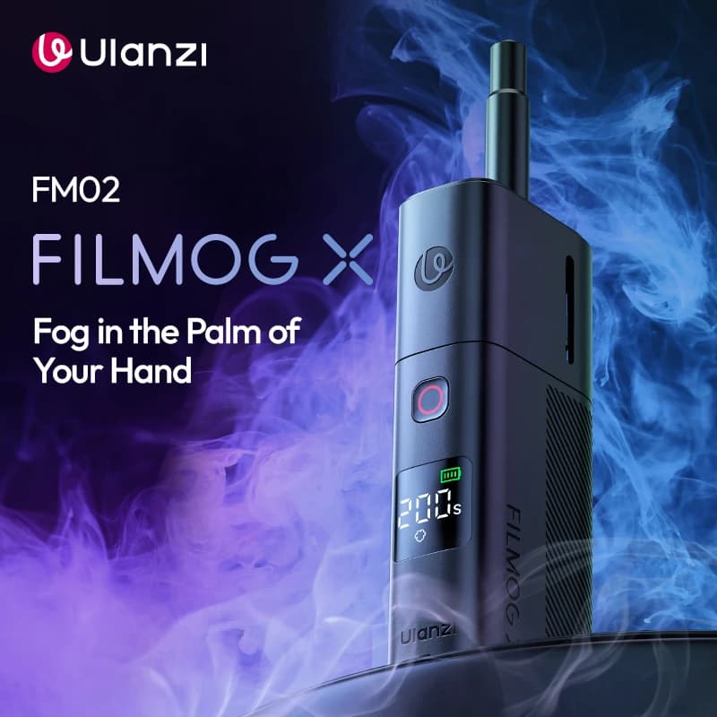 Ulanzi FM02 FILMOG X 30W Portable Smoke Machine Real-time Dispaly Type-C Charging for Photography Video Filming Stage Effect