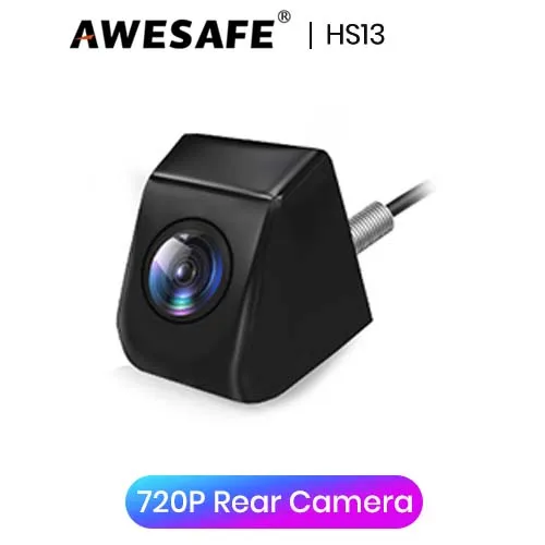 Awesafe Car Rear View Camera Ahd 720P/1080P Waterproof 140 Degree Angle Backup Camera °   Wide Angle Rear View Camera for Awesafe Radio