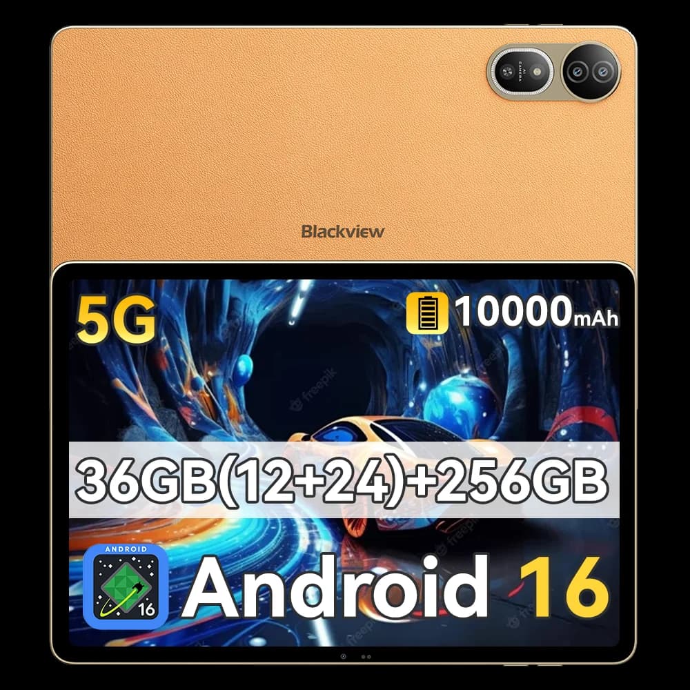 [Shipping From Poland] [No EU charger] Blackview MEGA 12 12GB+256GB Tablet 12.2" 2.4K 120Hz 50MP+13MP 10000mAh Battery 5G Pad PC