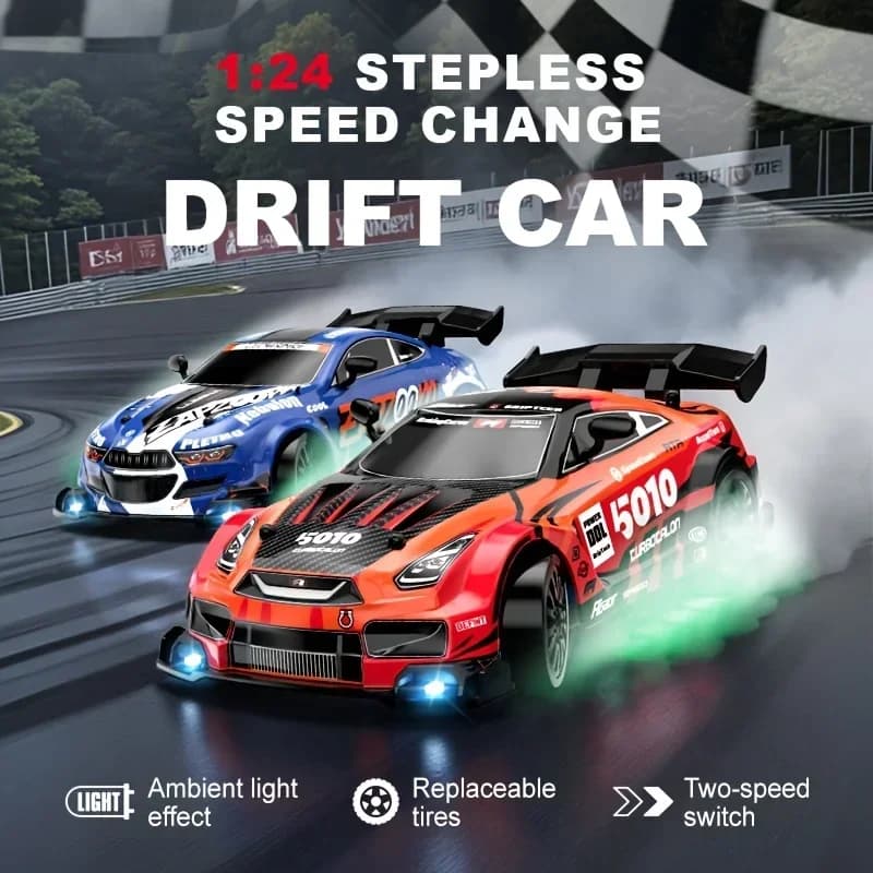 JJRC remote control toy car, high speed drift car, racing car, with cool car lights, low party style, perfect racing toys,