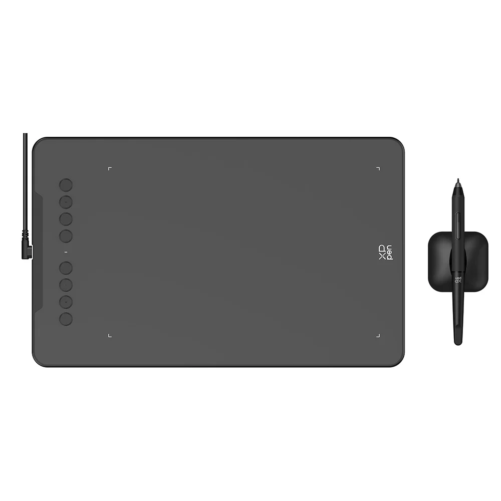 XPPen Deco 01 V3 Digital Graphics Tablet 10x6 inch 16384 Level Battery-free Pen Support Windows Mac for Drawing Animation