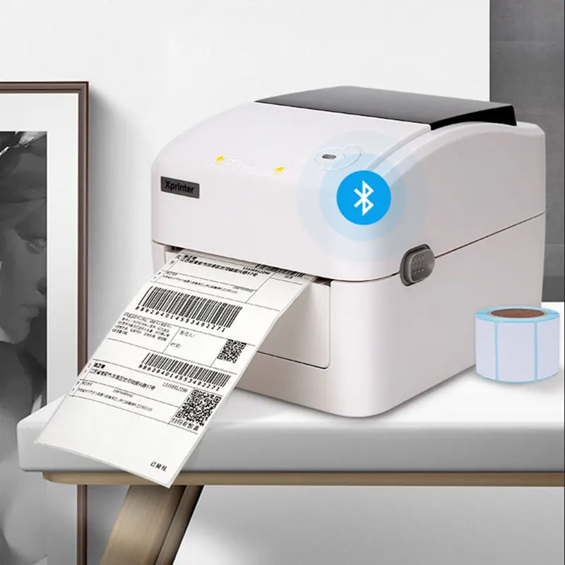 Xprinter 4Inch 203DPI 152MM/S Thermal Label Printer Shipping Label Thermal Barcode Sticker Printer Waybill Printer For DHL FEDEX