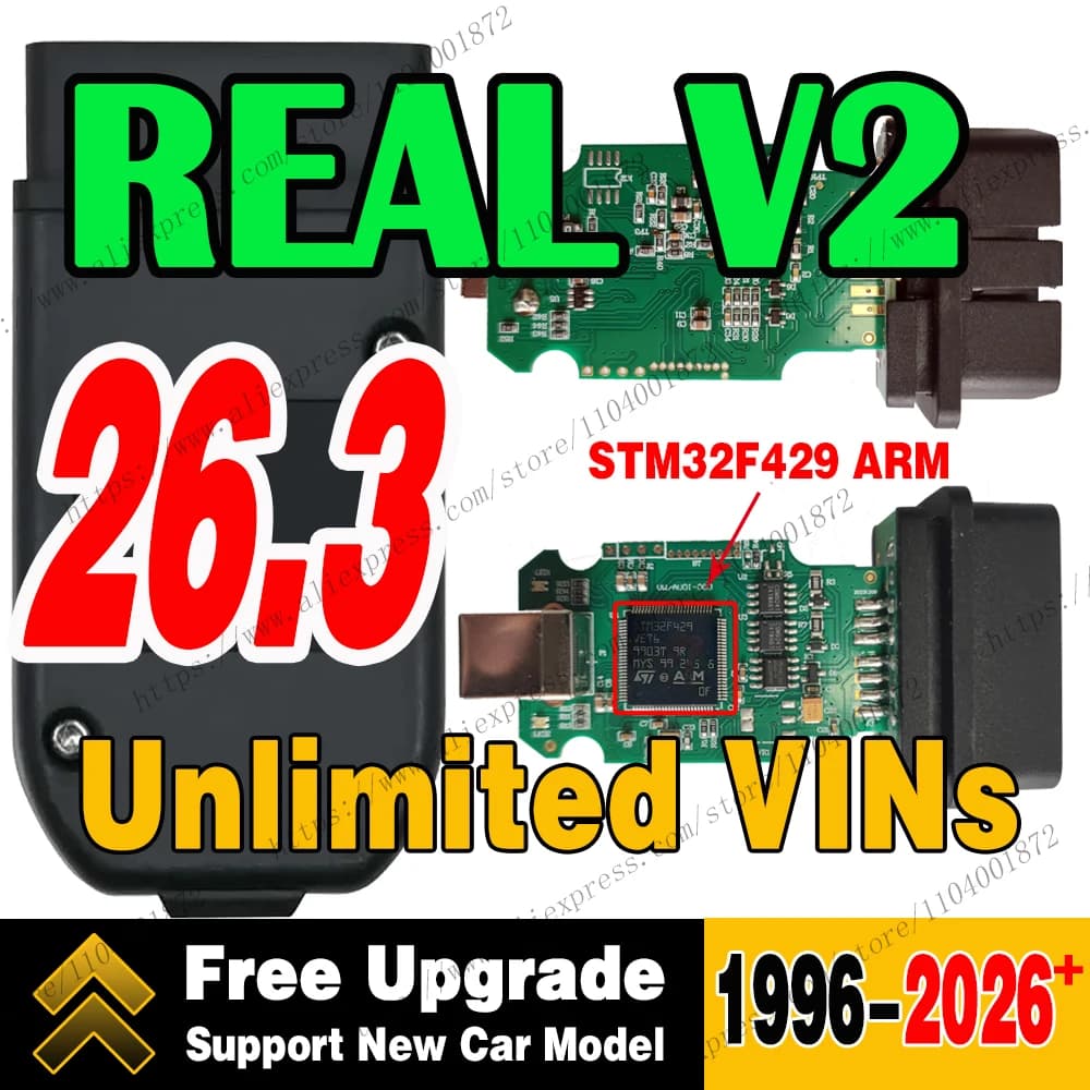 Best 2026+ Real V2 V25.12 VagCom Diagnostic Tool Update Online With Unlimited VINS HEX Usb Interface V25.3 Coding Function