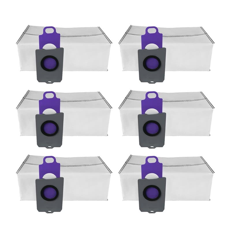 6Pcs Dust Bags for Narwal Freo Z Ultra/Z10 Ultra/Z10/X10 Pro/Flow/Flow S