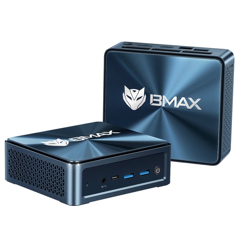 BMAX B10 Pro Mini PC, Intel i7-13620H 10 Cores Max 4.9GHz, 24GB LPDDR5 RAM 1TB SSD, DP+HDMI+Type-C Triple Display,  WiFi 6 Bluetooth 5.2, 2*USB3.2, 2*USB2.0, 1*RJ45, 1*3.5mm Headset Jack