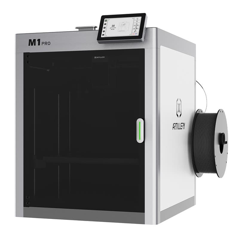 Artillery M1 Pro S1 3D Printer, Fully Enclosed CoreXY, 260×260×260mm Build Volume, Up to 600mm/s, 320°C Nozzle, Closed-Loop Cooling, 0.01mm Precision, Auto Leveling & AI Monitoring