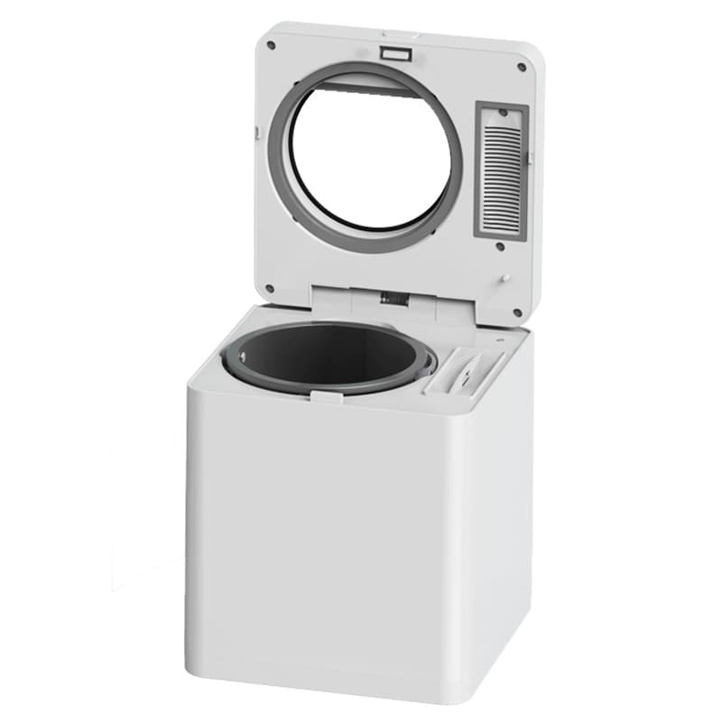 BEECO HQD-260-Plus Kitchen Composter, 2.5L Capacity, Rapid Dry, 550W High-Temperature Drying & Grinding, Odorless with Activated Carbon Filter, Push-Button Operation, Digital Status Display - White