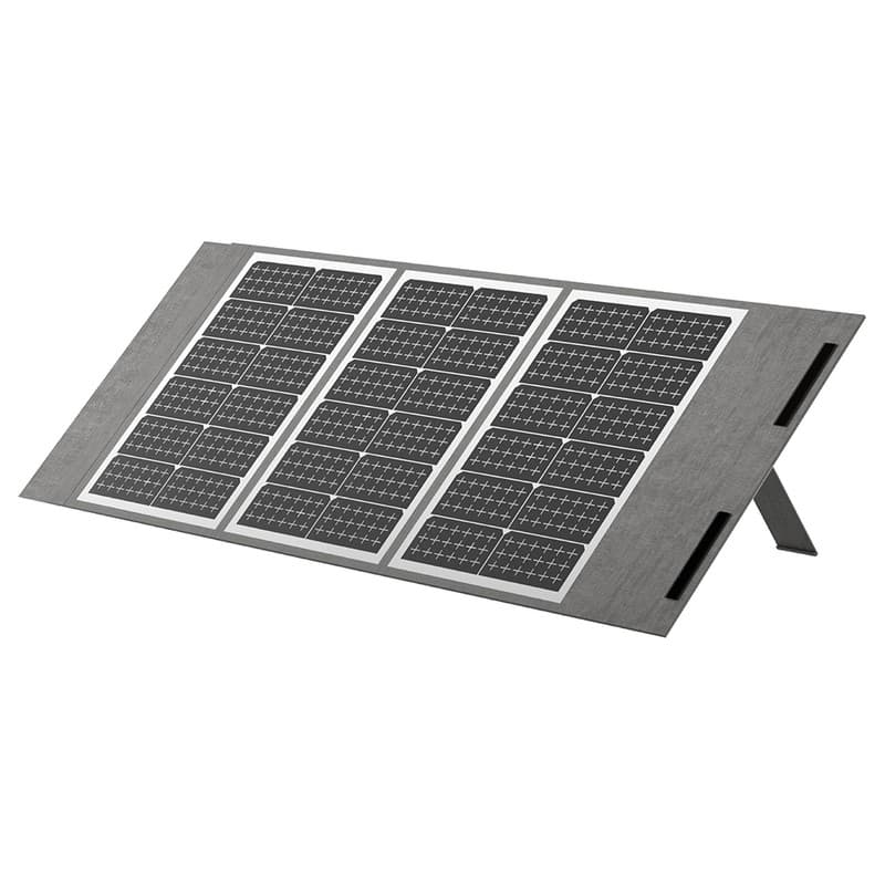 NEWSMY 100W Portable Solar Panel, 24.3% High Efficiency BC Cells, IP65 Waterproof, MC4/XT60/DC Output, Foldable Design, 4 Kickstands, for Camping, RV & Emergency Power, Power Station Compatible