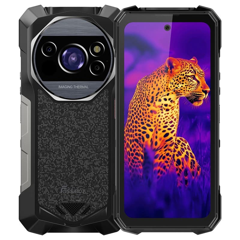 FOSSiBOT F115 Ultra Rugged Smartphone, Dimensity 7100 5G, 36GB RAM + 256GB ROM, 20000mAh Battery, 1200m Laser Rangefinder, Thermal Imaging, 64MP Night Vision, 50MP Sony IMX766, 6.78" 120Hz Display, IP68/IP69K