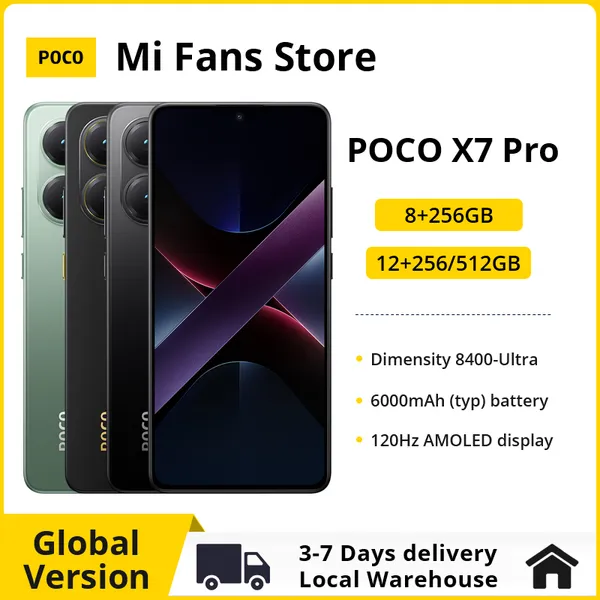 Global Version POCO X7 Pro Global Version Smartphone (12GB+512GB)